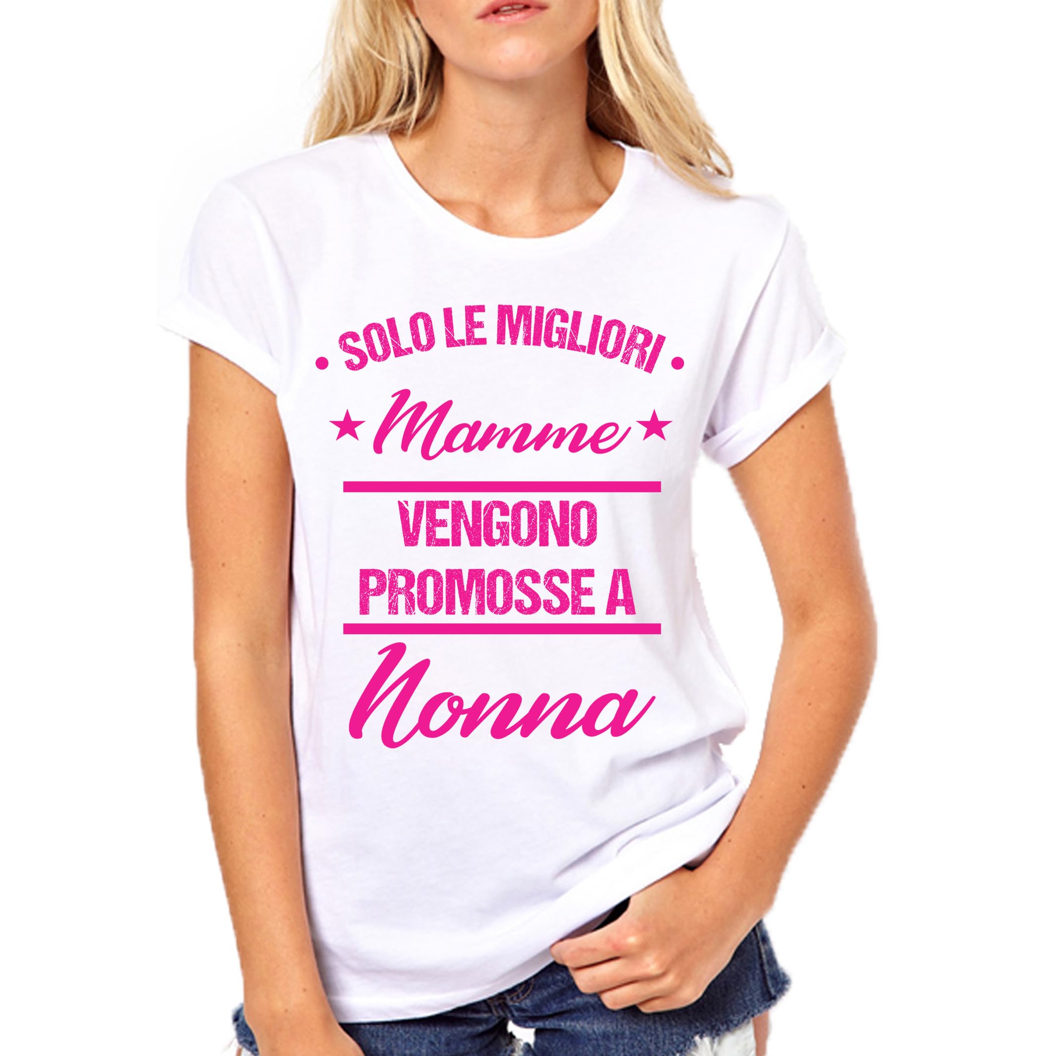 Puzzletee - Maglietta Festa della Mamma - T-Shirt Donna in Cotone con Stampa Resistente, Leggera e Traspirante - Idea Regalo Originale