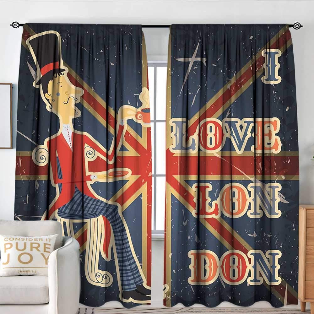 English Teacher Blue Curtains Curtains & Drapes