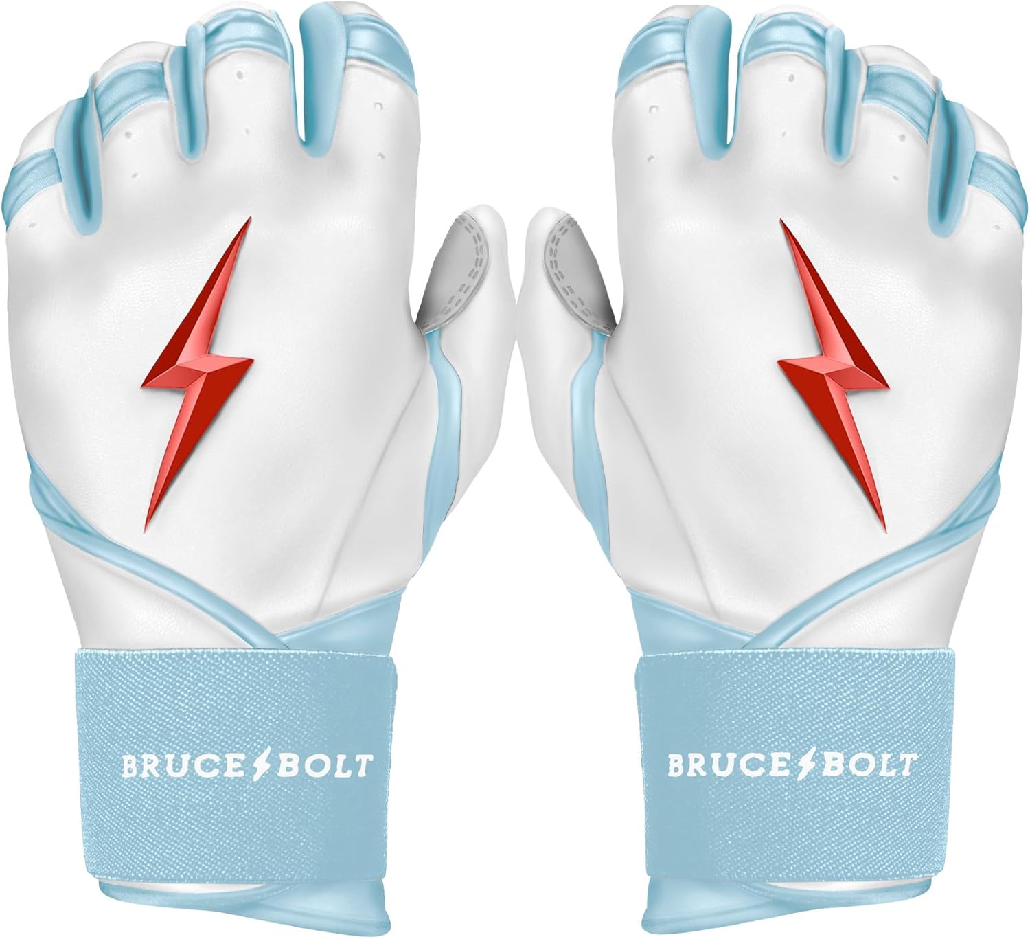 BRUCE BOLT Signature Series Long Cuff Batting Gloves - Ian Happ Edition - Happ White Youth XLarge