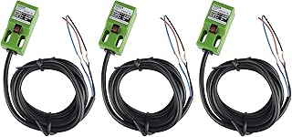 CNCTOPBAOS 3Pcs SN04-N DC NPN NO Approach Sensor Inductive Proximity Switch Sensor Switch Detection Distance Switches 4mm 3-Wire 6-36V/DC for CNC Router Milling Machine Parts/3D Printer