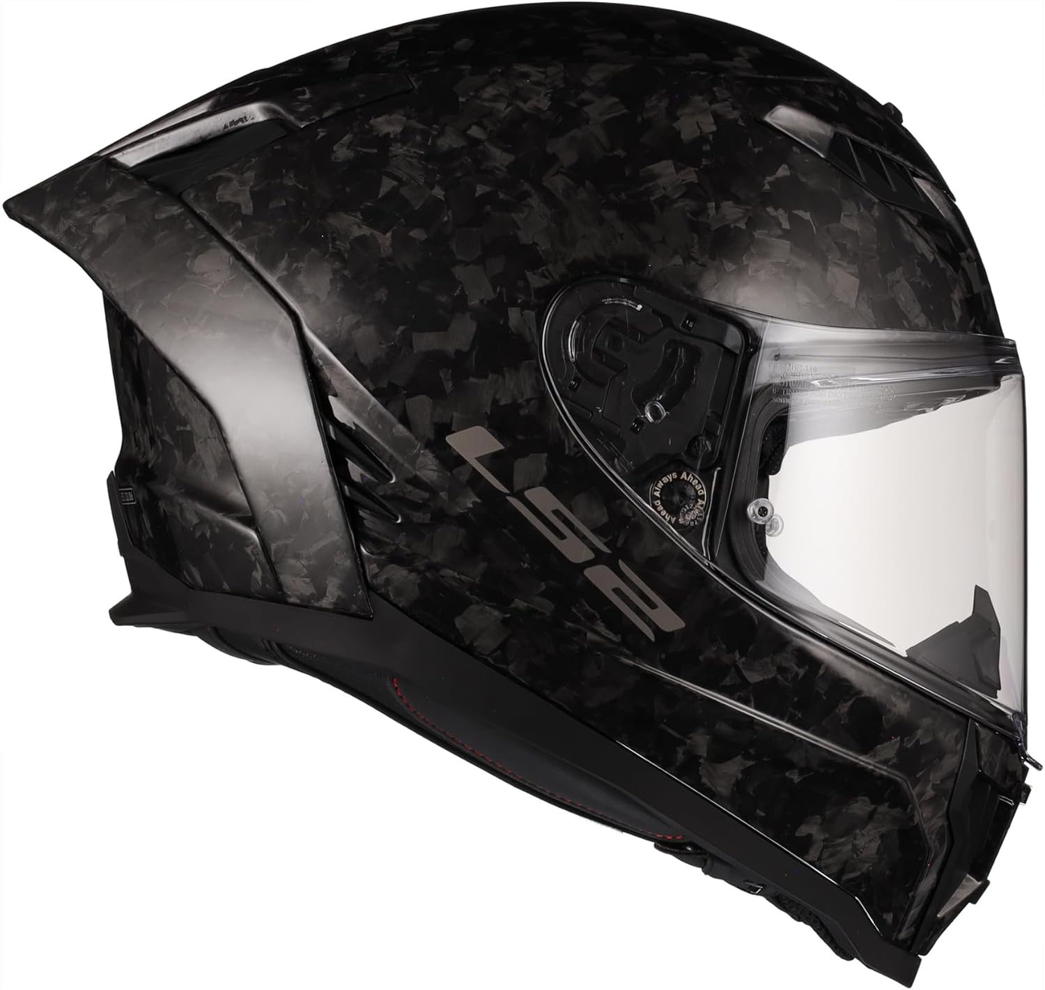 LS2 Helmets Dragon Carbon Full Face Helmet with Preinstalled Sena 60S Mesh Bluetooth Headset
