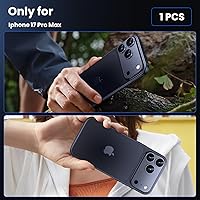 Vista 6 de WSKEN Protector de lente de cámara para iPhone 17 Pro Max - [grado militar inastillable] [fuerte adherencia] protector de pantalla de cámara