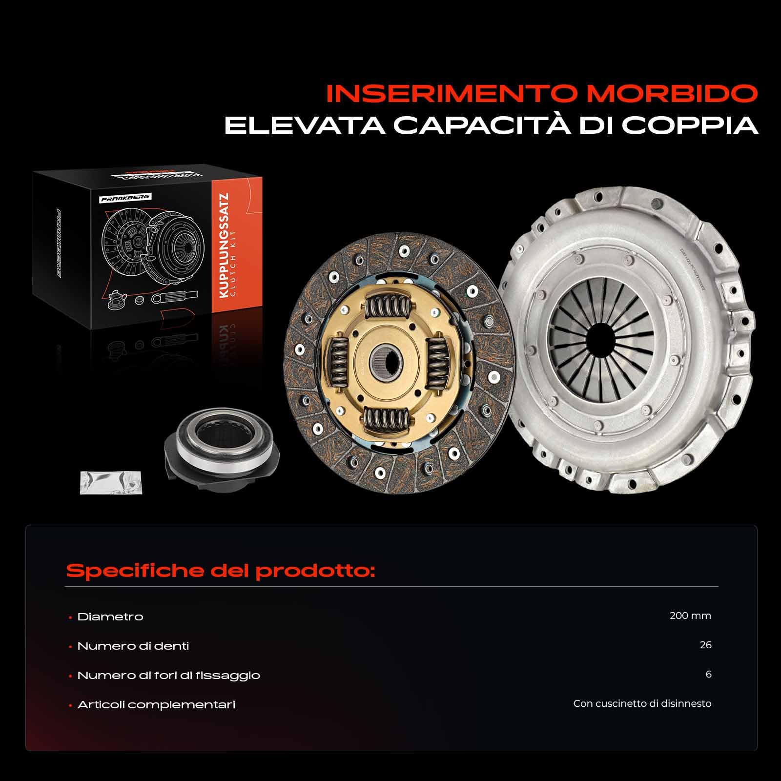 Frankberg Kit frizione 3000951311