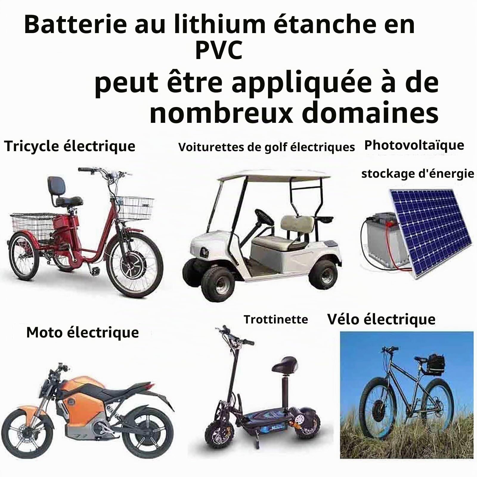 48V 40Ah Batterie de vélo électrique pour 1000W 1500W 1800W 2000W 2200W Ebike Motor