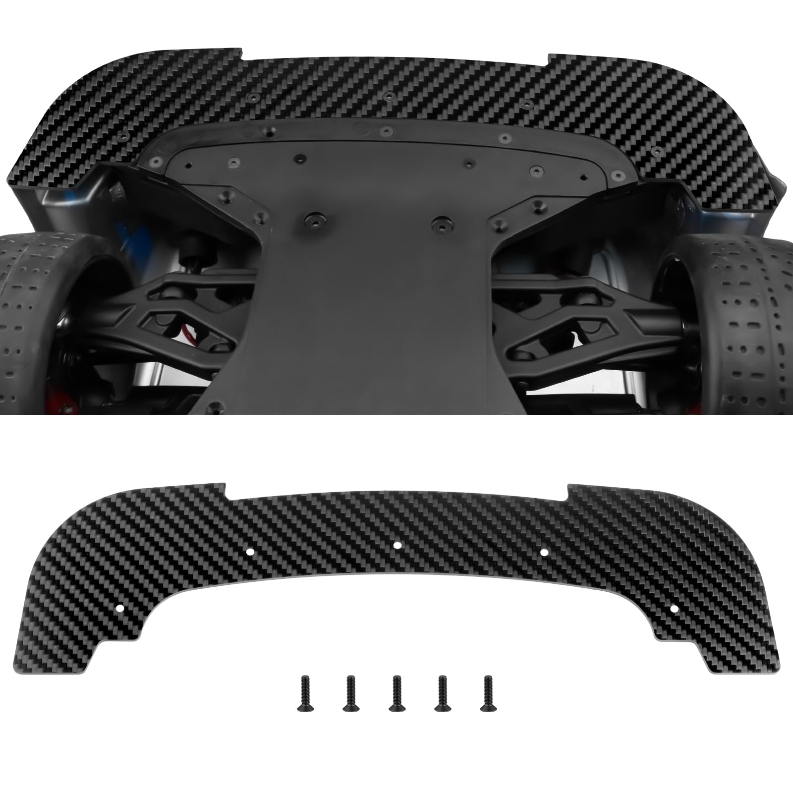 RC Arrma 1/7 Carbon Fiber Front Chassis for ARRMA 1/7 Infraction 6S Upgrade