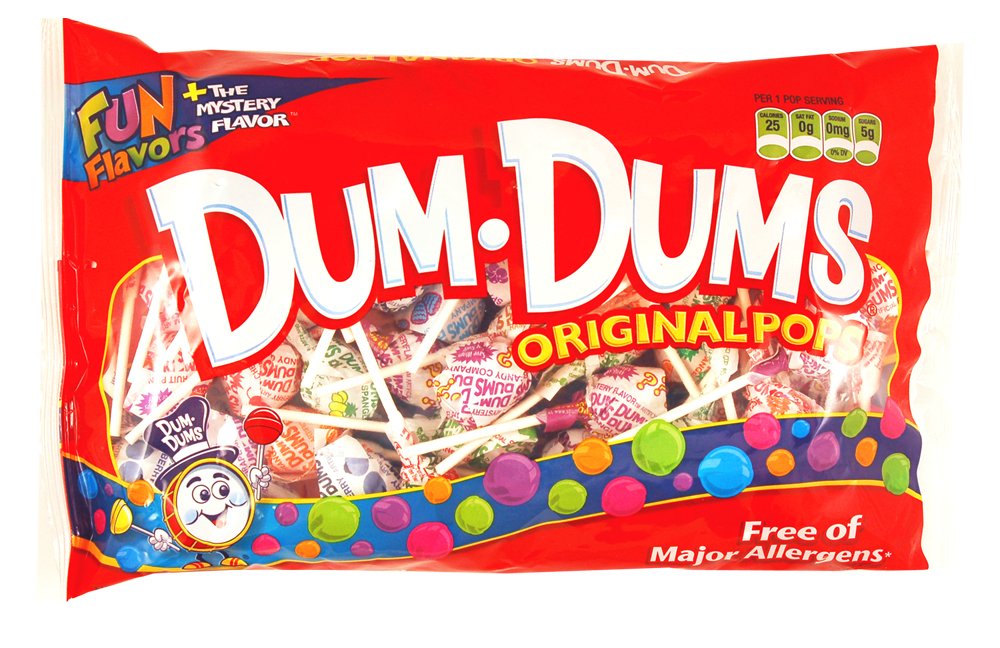 Dum Dum Pops 4-13 oz bags