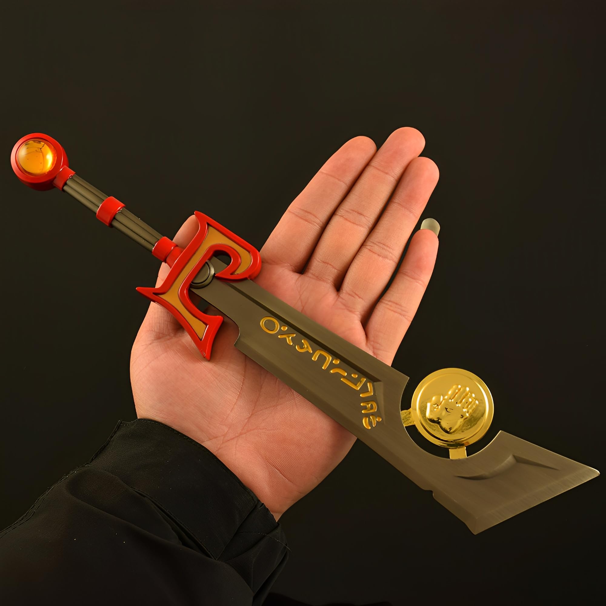 Modelo de exposición, Modelo Ashbringer, tamaño 30 cm/12 Pulgadas, Incluye Soporte de exhibición, Coleccionable Juego Totalmente metálico