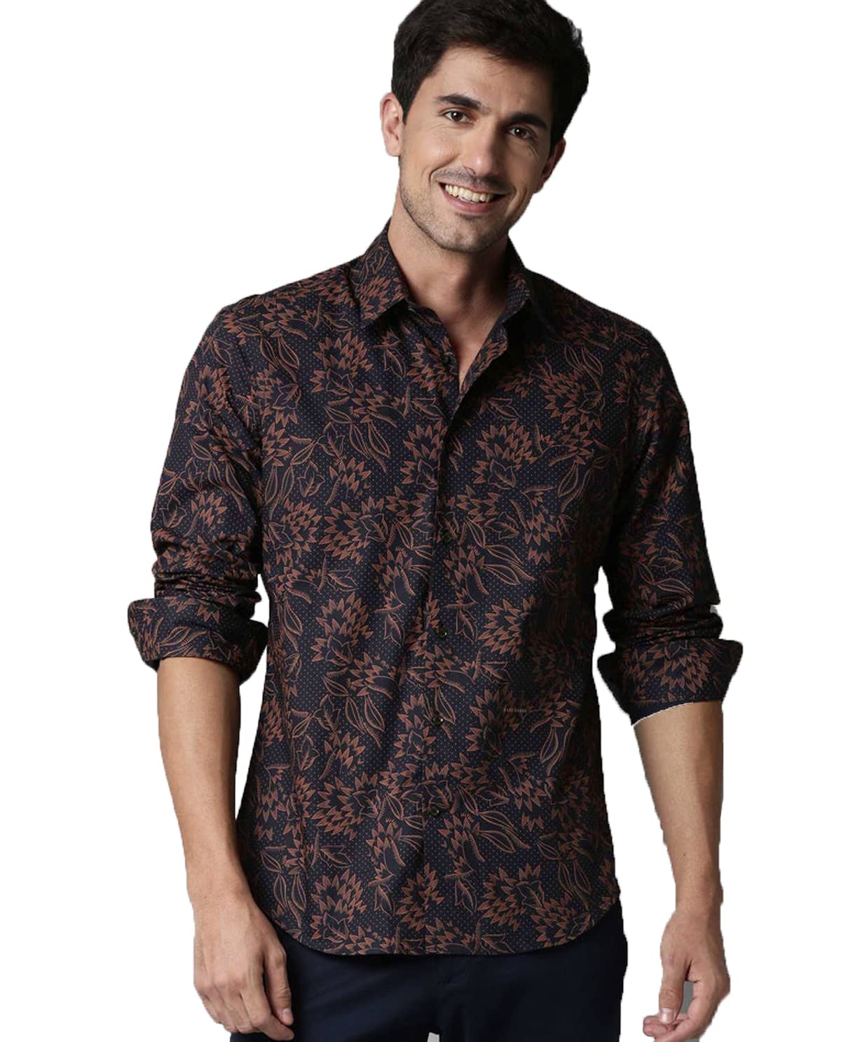 OTUS Men's Cotton Printed Casual/Party Shirt