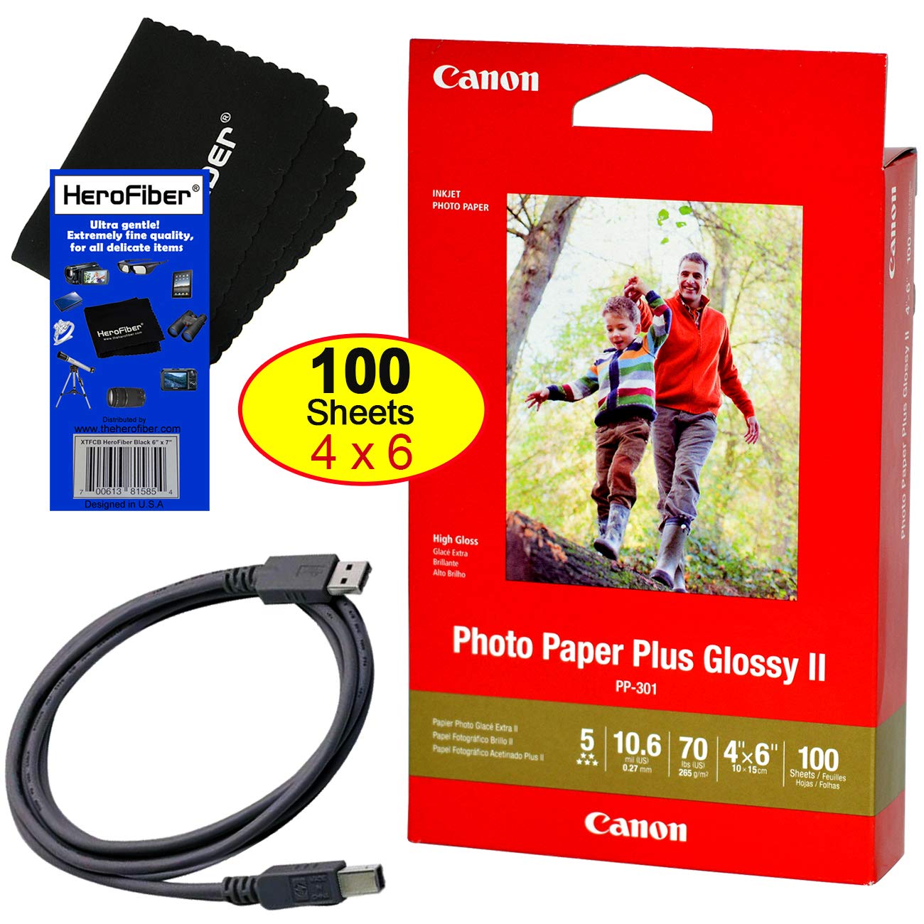 canon photo paper plus glossy ii 4x6