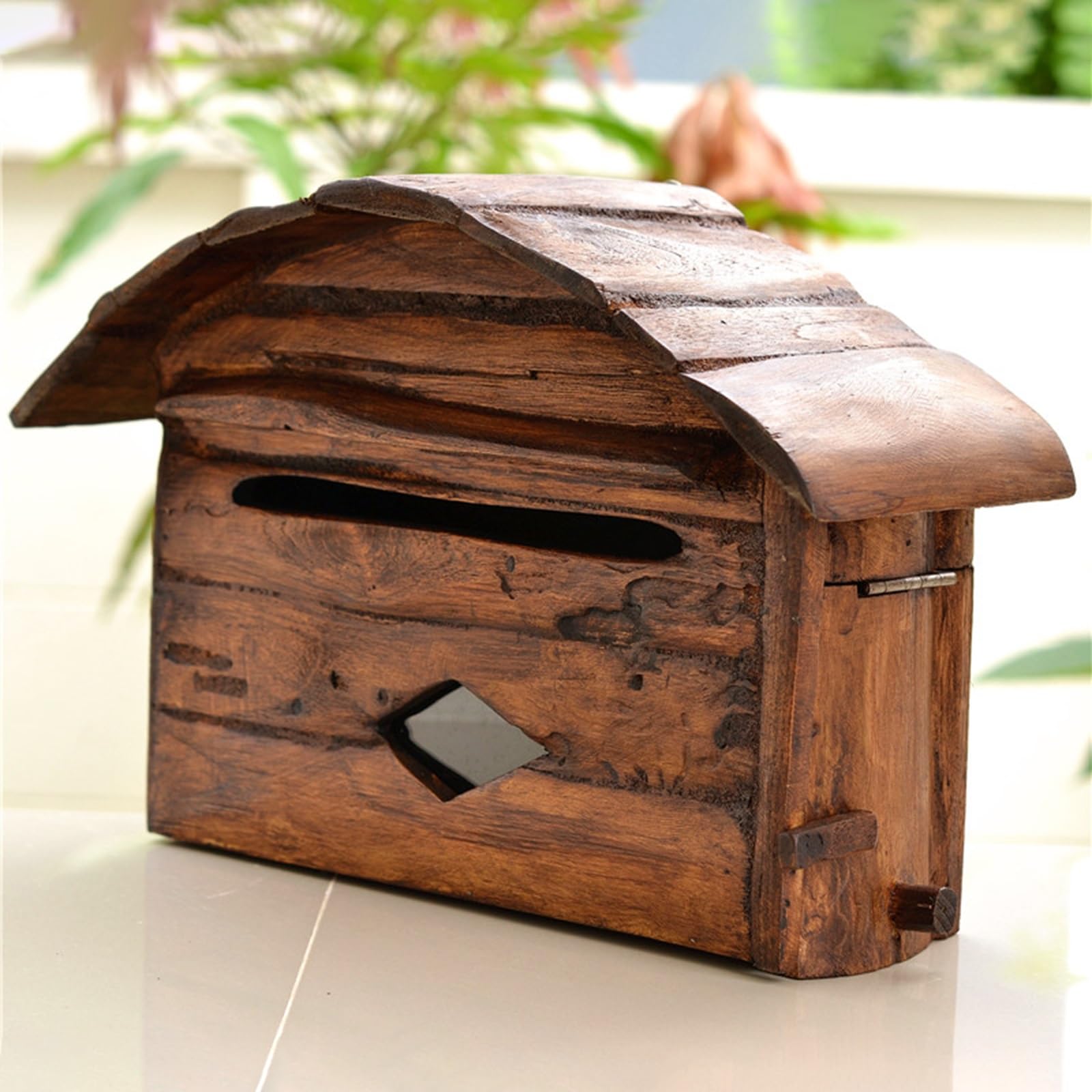 Cassetta Postale Vintage Da Parete In Ferro – Impermeabile, Con Serratura, Stile Retrò 30x16x40 Cm