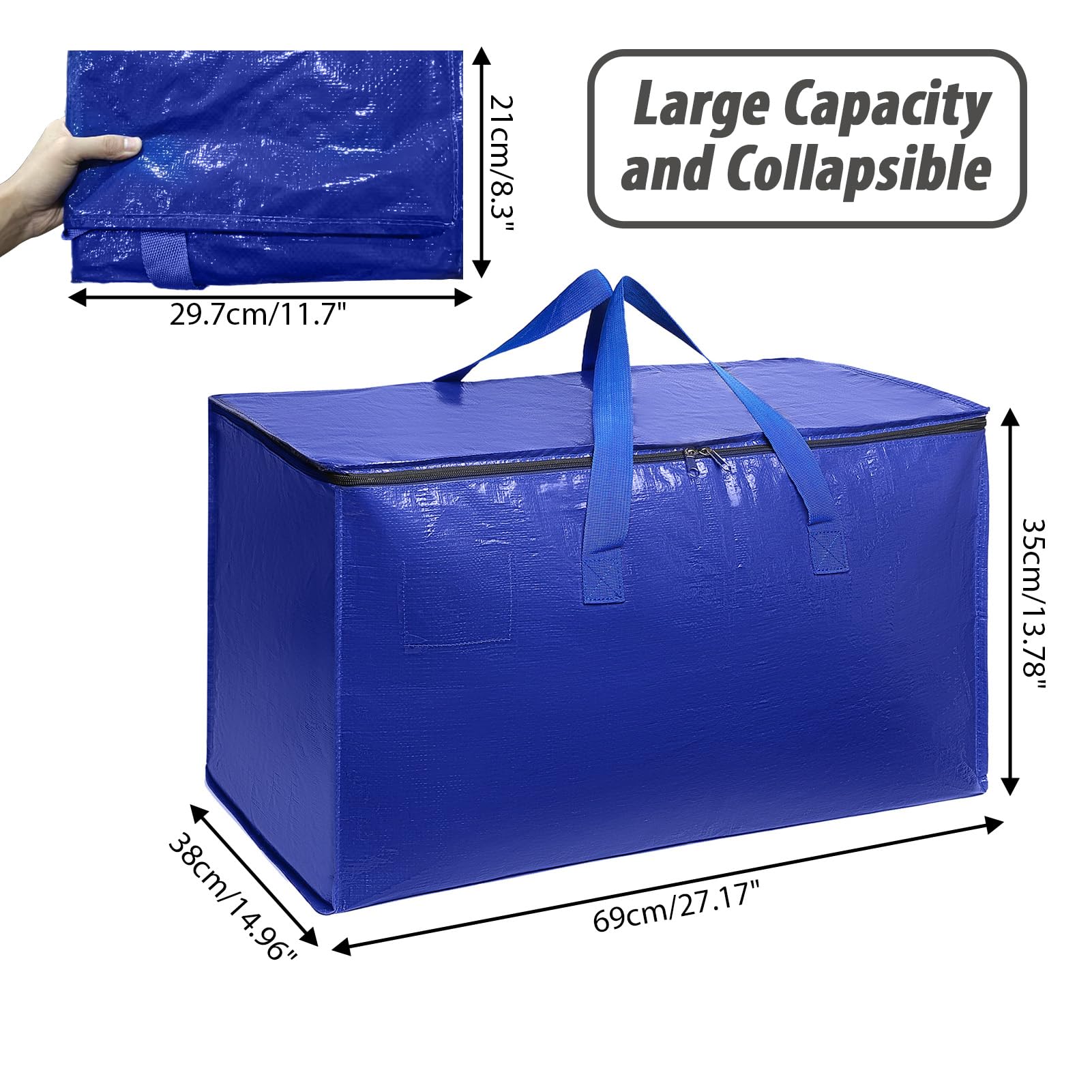 4 Pack 90L Moving Bags - Image 2