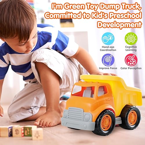 Miniatura 9 de PLAY Camión de basura ecológico, 2023 nuevo Certificado USDA Sin BPAftalatoPVC, camión de basura bioplástico reciclado, juguetes para niños de 1 a 4