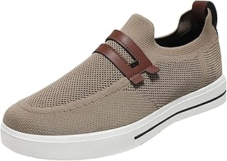 Generisch Zapatillas para hombre sin cordones, transpirables, planas, informales, ligeras, antideslizantes, para caminar, tenis, fitness, correr, verano, hombre