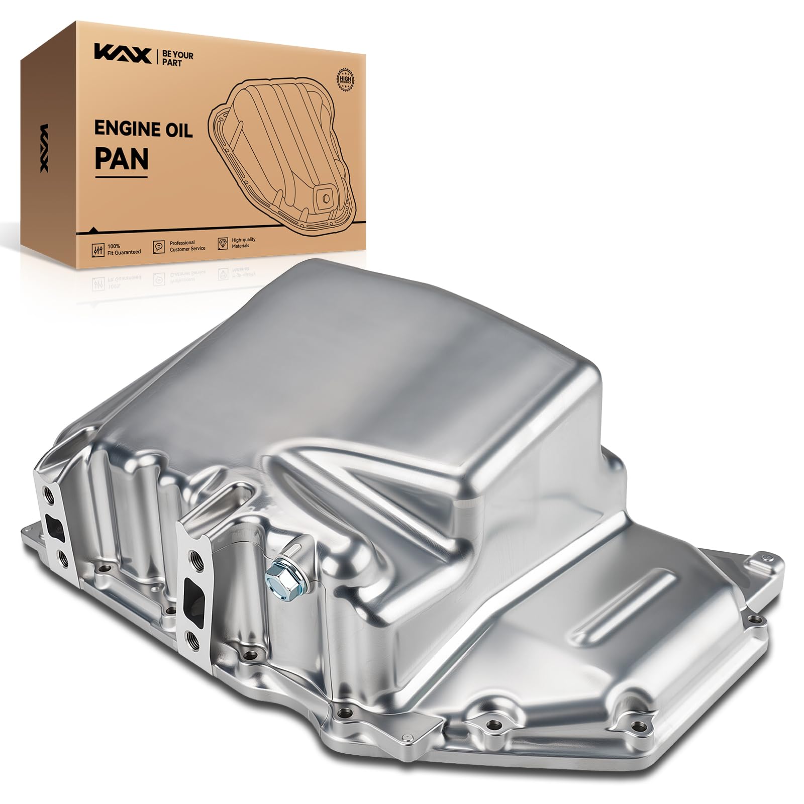 KAX 264-414 Engine oil pan with Drain Plug Compatible with 2008-2009 CR-V