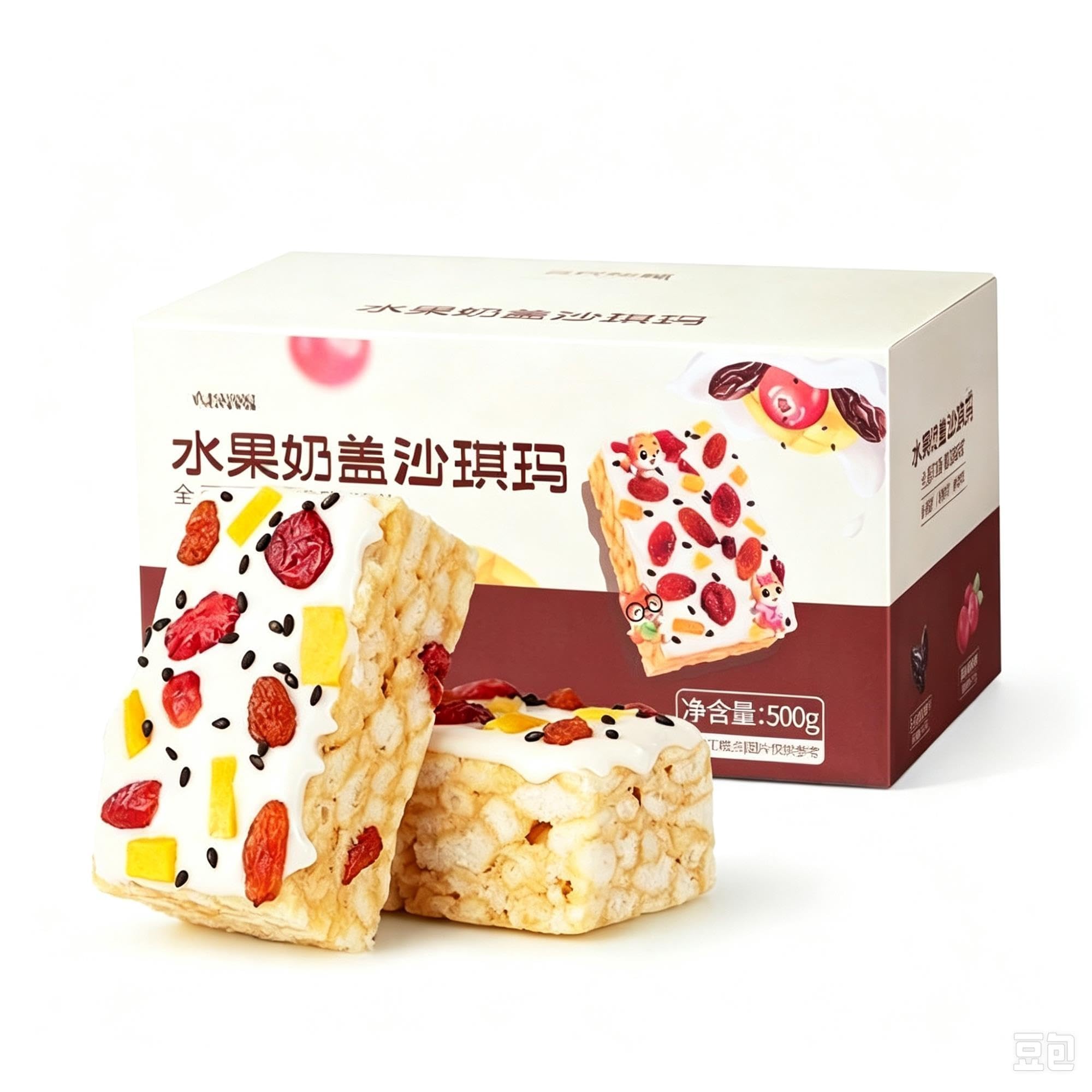 Cobertura de Leche de Frutas Sachima Masa Blanda 500g