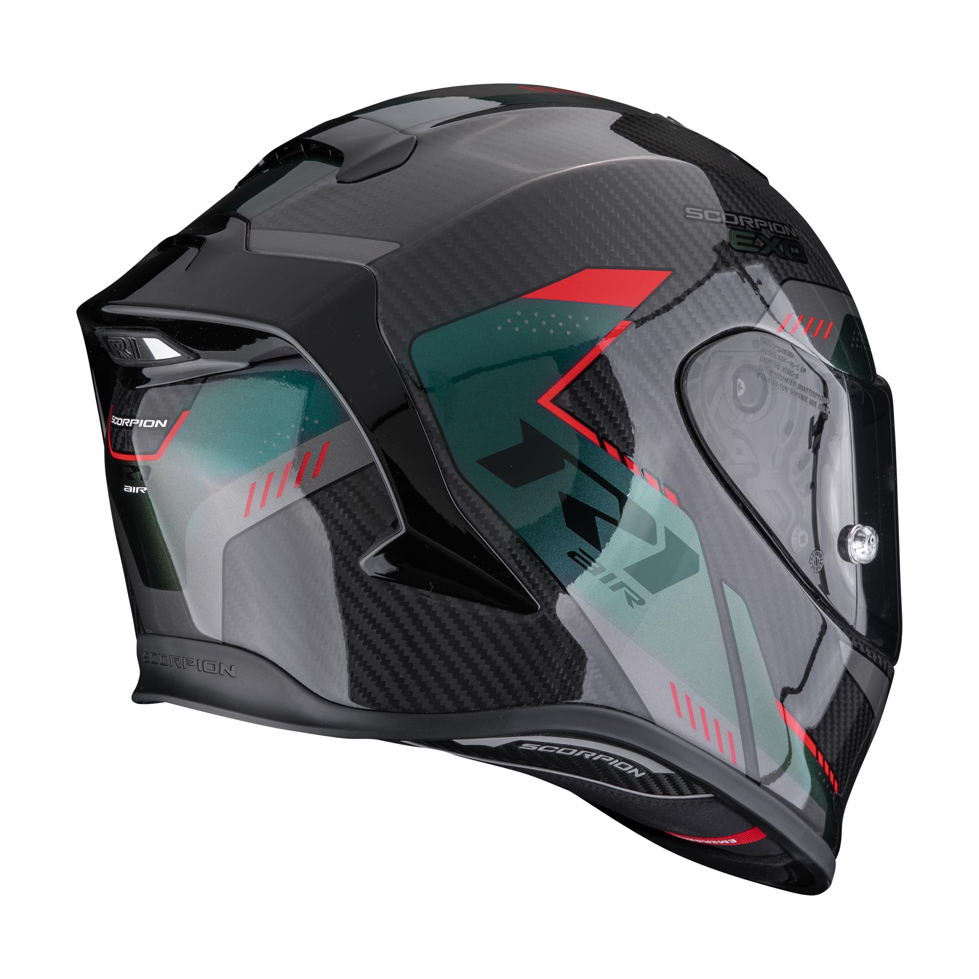 SCORPION EXO-R1 EVO CARBON AIR PROPEL Nero-Verde M