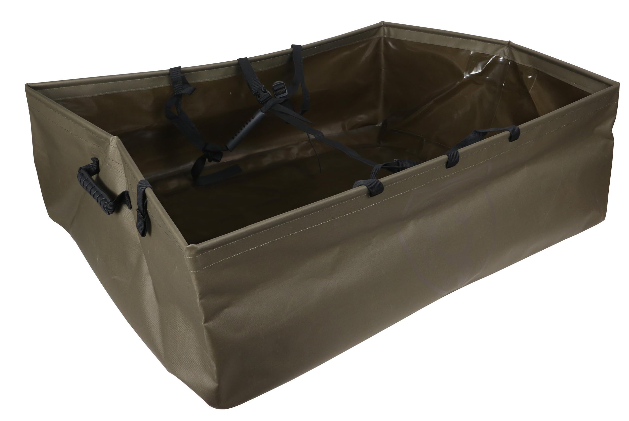 Hubertus Wildwanne Planschbecken Rot- und Schwarzwild, faltbar, dunkelgrün, 100 x 80 x 30 cm