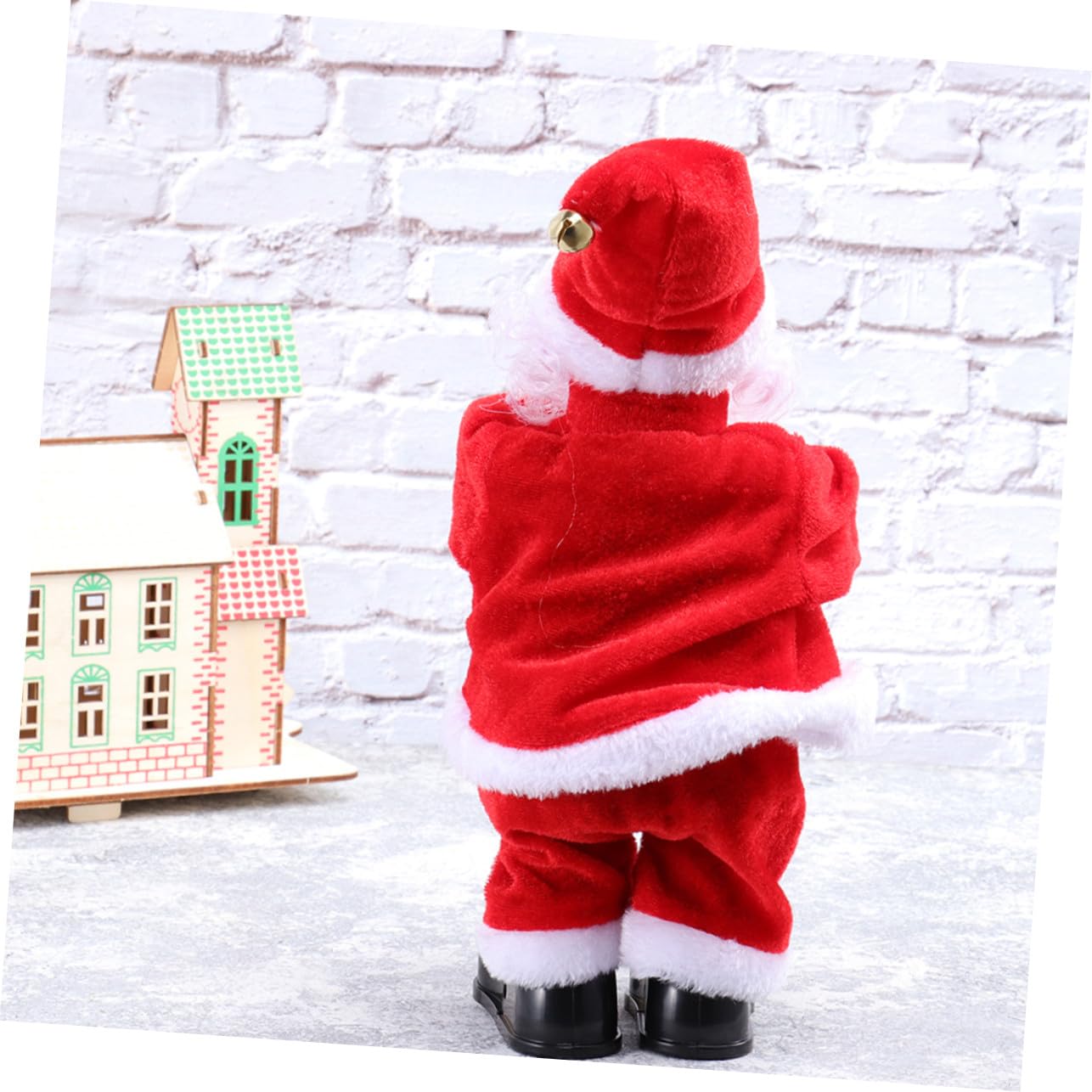 ORFOFE Juguete Musical para Personas Mayores Muñeco de Papá Noel Eléctrico Adorno Navideño para Regalos de Temporada Varios Estilos