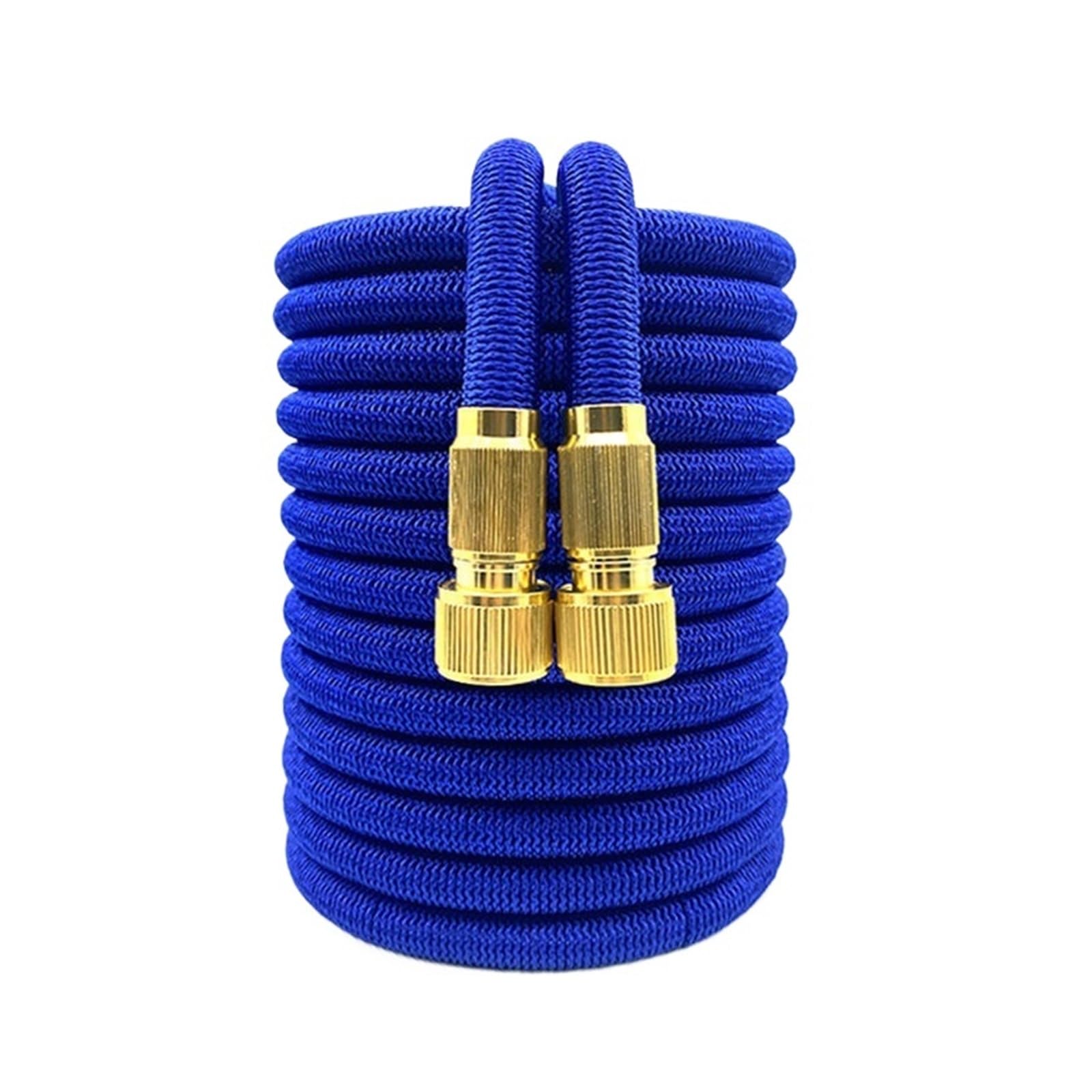 manguera de jardín, manguera de extensión retrácti Manguera de agua for jardín, conector bimetálico expandible, manguera de lavado de coches for riego de granja y jardín de alta presión(Blauw,33FT-10M