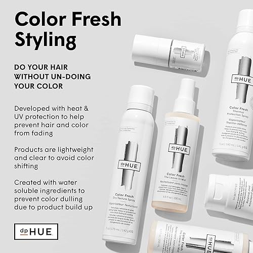 Miniatura 6 de dpHUE Color Fresh Blow Dry Creme - 5 oz - Hidrata, añade brillo y protege contra daños por calor, con aceite de argán y manteca de karité, para todo