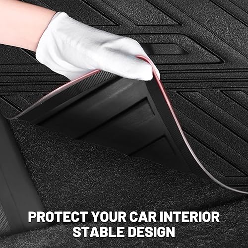 Miniatura 4 de Vanseno Tapete de carga compatible con Toyota Rav4 2019-2024, tapete de carga para respaldo, protector de TPE para todo tipo de clima, accesorios