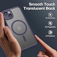 Vista 168 de ImpactStrong Magnetic Guard Designed for iPhone 14 Pro Max Case [Camera Protection] [Military Grade Drop Tested] [Compatible with MagSafe] Slim Black