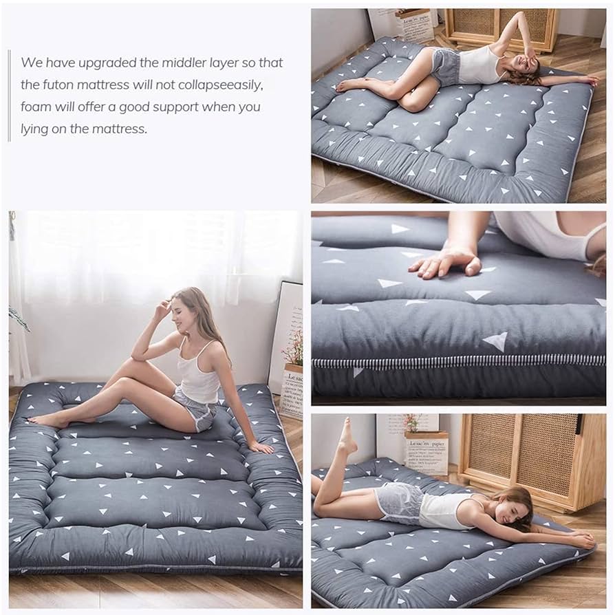 Amazon.com: Grey Triangle Japanese Floor Futon Mattress