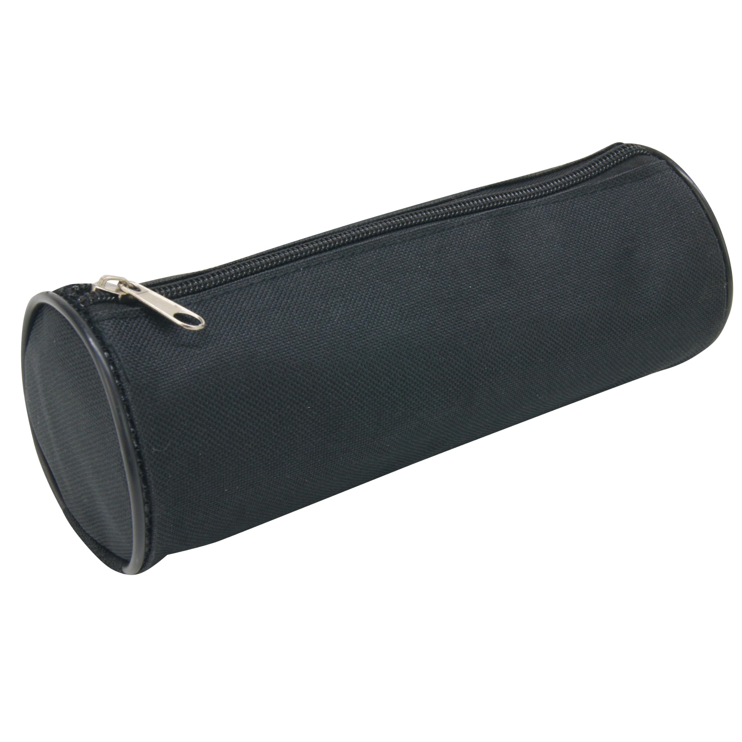 Waytex 931280 Okrągły Piórnik 21 cm Średnica 7,5 cm Tekstylia Zwykły Czarny