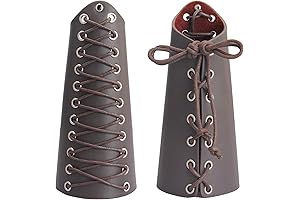 Sturdy Leather Gauntlets for Medieval Warriors