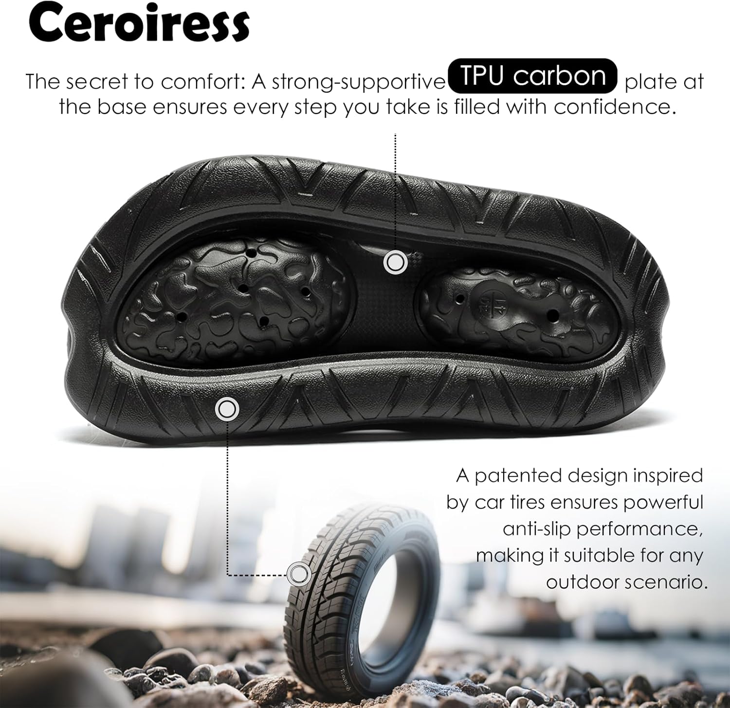 Men's Slip on Clogs EVA Slides Hollow Sandals Shoes Slippers Indoor Outdoor - Image 7