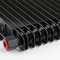 Vista 4 de PACEWALKER Enfriador de aceite de transmisión 40,000 GVW baja caída de presión LPD47391 47391 con accesorios de montaje (versión actualizada, negro)