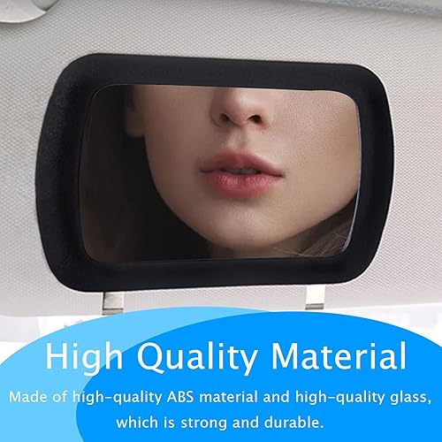 Miniatura 3 de ZWZCYZ Paquete de 2 Espejos de Visera con Clip, Espejo de Visera de Sol para Coche Espejo de Tocador HD Espejo Cosmético con Protección Solar con