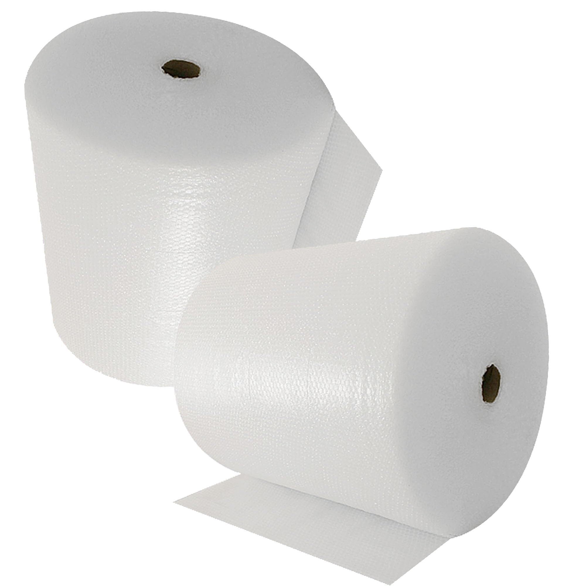 Rotolo di Pluriball 100m x 1000mm - Piccole Bolle per Oggetti Fragili, Traslochi e Immagazzinaggio (anche in 300mm, 500mm, 750mm)(2 Rolls,750mm x 100m)