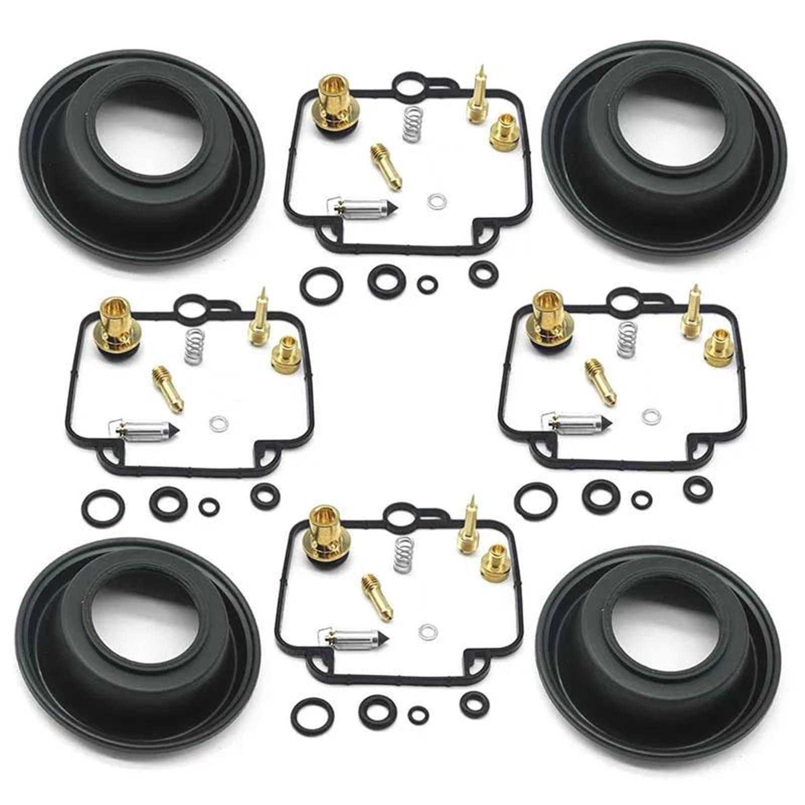 Kit di riparazione carburatore 4X per Suzuki per Bandit 1200 GSF1200S 1997-2000 GSXR1100 1989-1992 GSF GSXR Diaframma Carburatore Galleggiante Aghi getto(Style4)