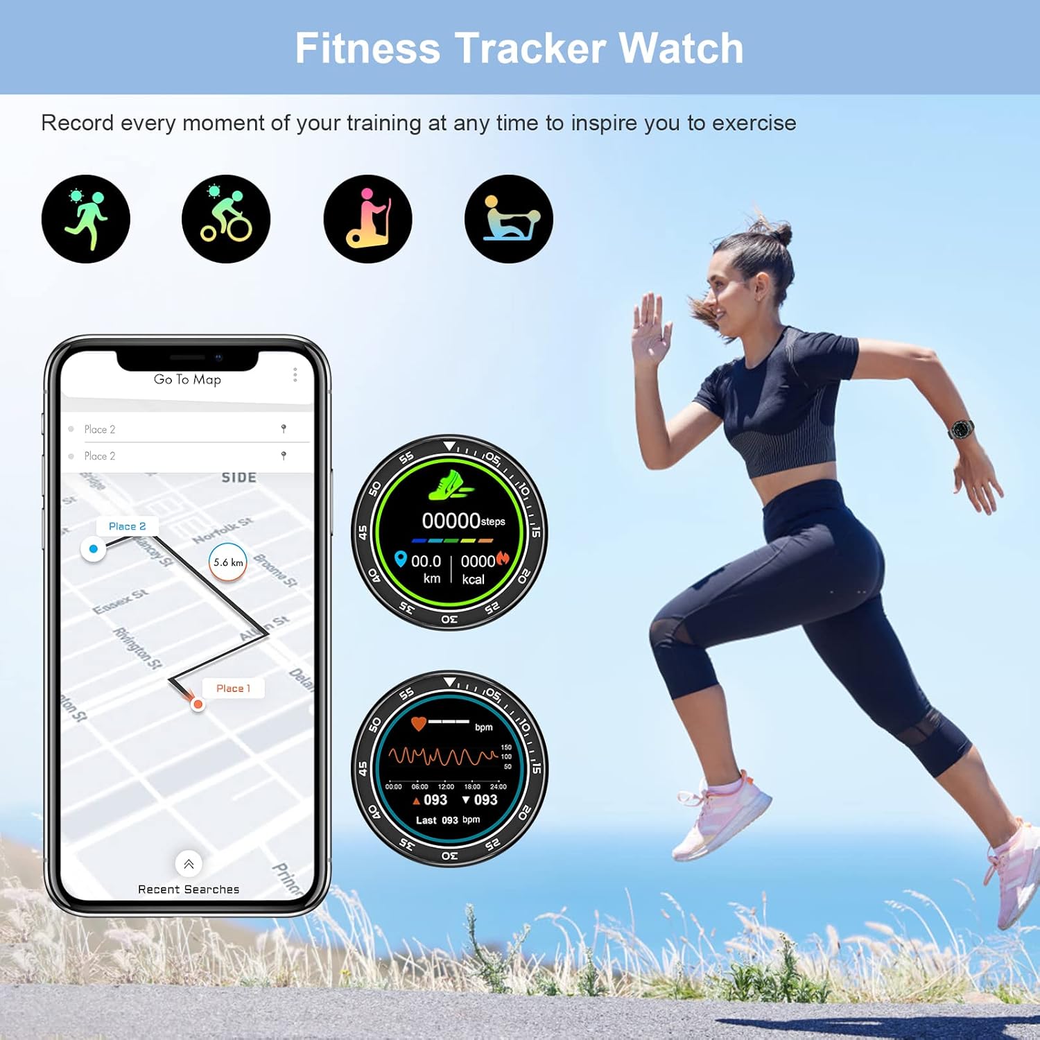 FANSANMY Smartwatch, Orologio Smartwatch Uomo Donna 1.77 con Cardiofrequenzimetro, Monitor Sonno, Chiamata Bluetooth, più modalità sportive Orologio Fitness Impermeabile IP67 per Android iOS FANSANMY Smartwatch, Orologio Smartwatch Uomo Donna 1.77 con Cardiofrequenzimetro, Monitor Sonno, Chiamata Bluetooth, più modalità sportive Orologio Fitness Impermeabile IP67 per Android iOS