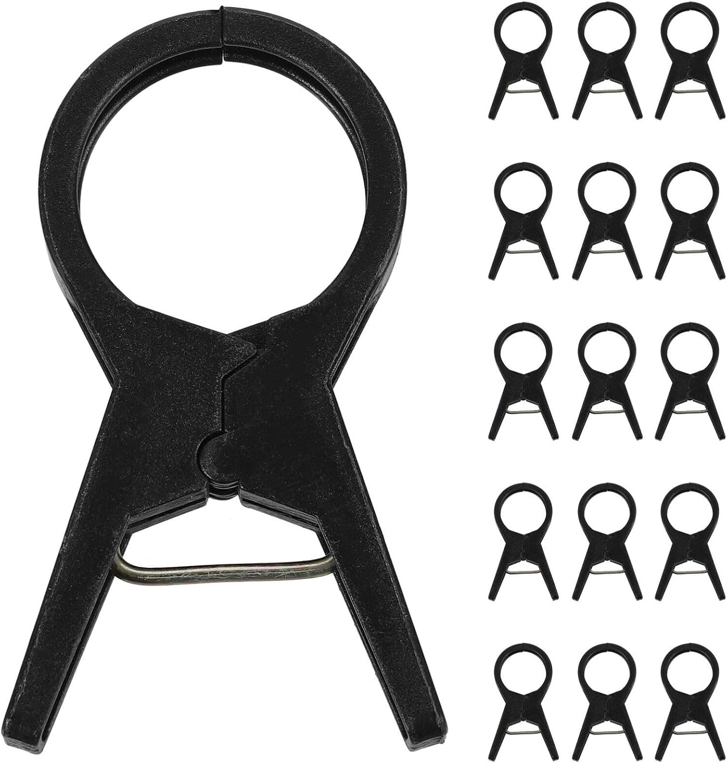 Yardwe 100pcs Plant Clips for Vines Plastic Tomato Fixing Clamps Flexible and Sturdy Accessories for Supporting Climbing Plants Easy Release Design for Garden Use