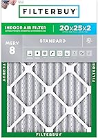 Vista 138 de Filterbuy 15x20x1 Air Filter MERV 8 Essential Dust & Allergy Defense (1-Pack), Electrostatic Pleated HVAC AC Furnace Filters Replacement, Made in