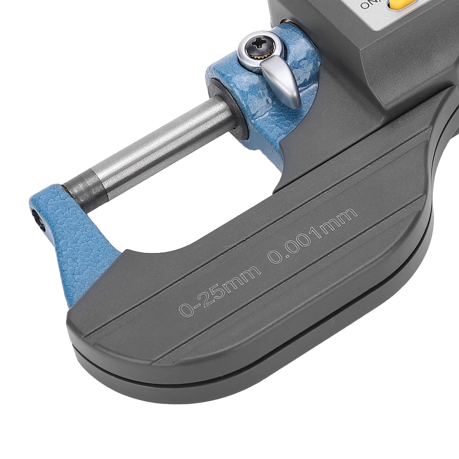 Micrometro digitale professionale Display LCD con regolazione fine dello spessore della parete a cricchetto Strumento di misurazione manuale esterno Attrezzatura industriale per