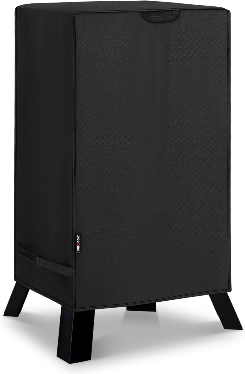 Unicook 40 Inch Smoker Cover for Masterbuilt, Outdoor Electric BBQ Smoker Grill Cover Heavy Duty Waterproof Fade Resistant, 23" W x 17" D x 39" H, Black