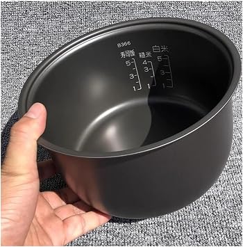 طباخ الأرز وعاء داخلي متوافق ل Zojirushi NS-TSH10/TSQ10/TSC10/AAH10C وعاء داخلي B366 وعاء داخلي استبدال B362 وعاء استبدال طباخ الأرز المنزلية غير عصا طباخ الأرز بطانة الأرز طباخ Acces