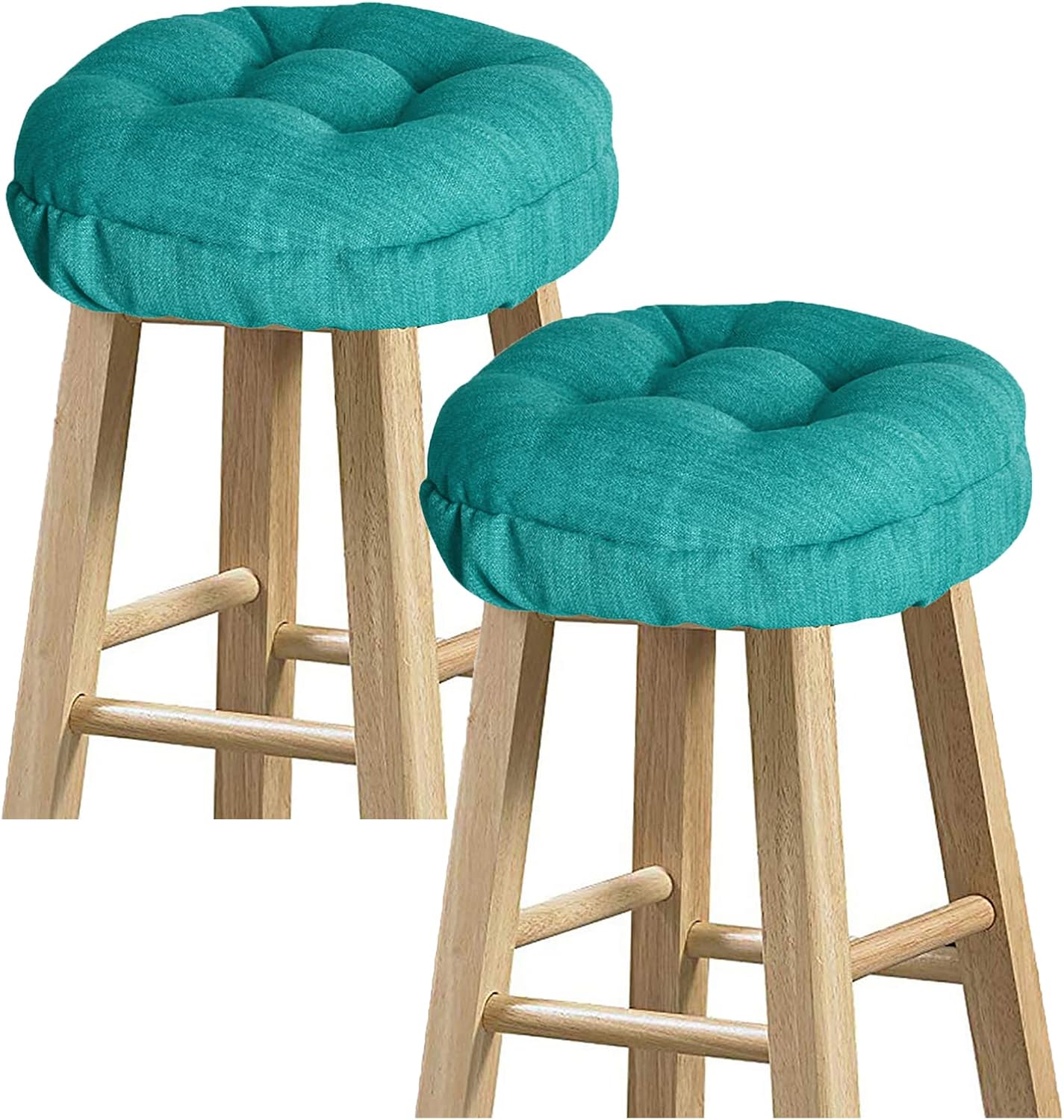 baibu 12 Inch Stool Covers Round Set of 2, Super Soft Round