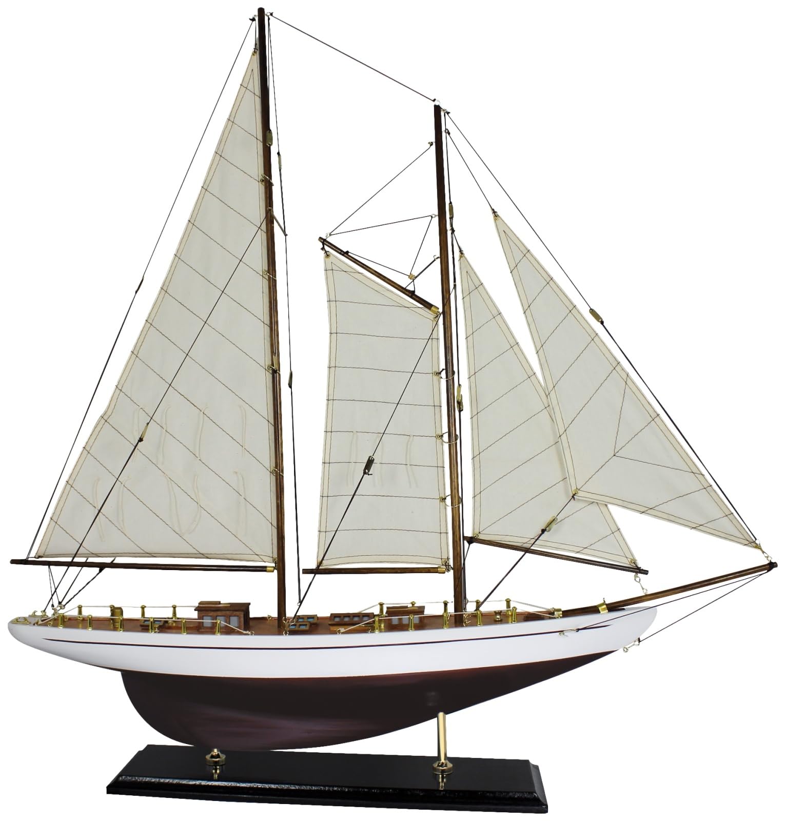 Segelyacht Segelschiff Modellschiff Holz Schiff - kein Bausatz