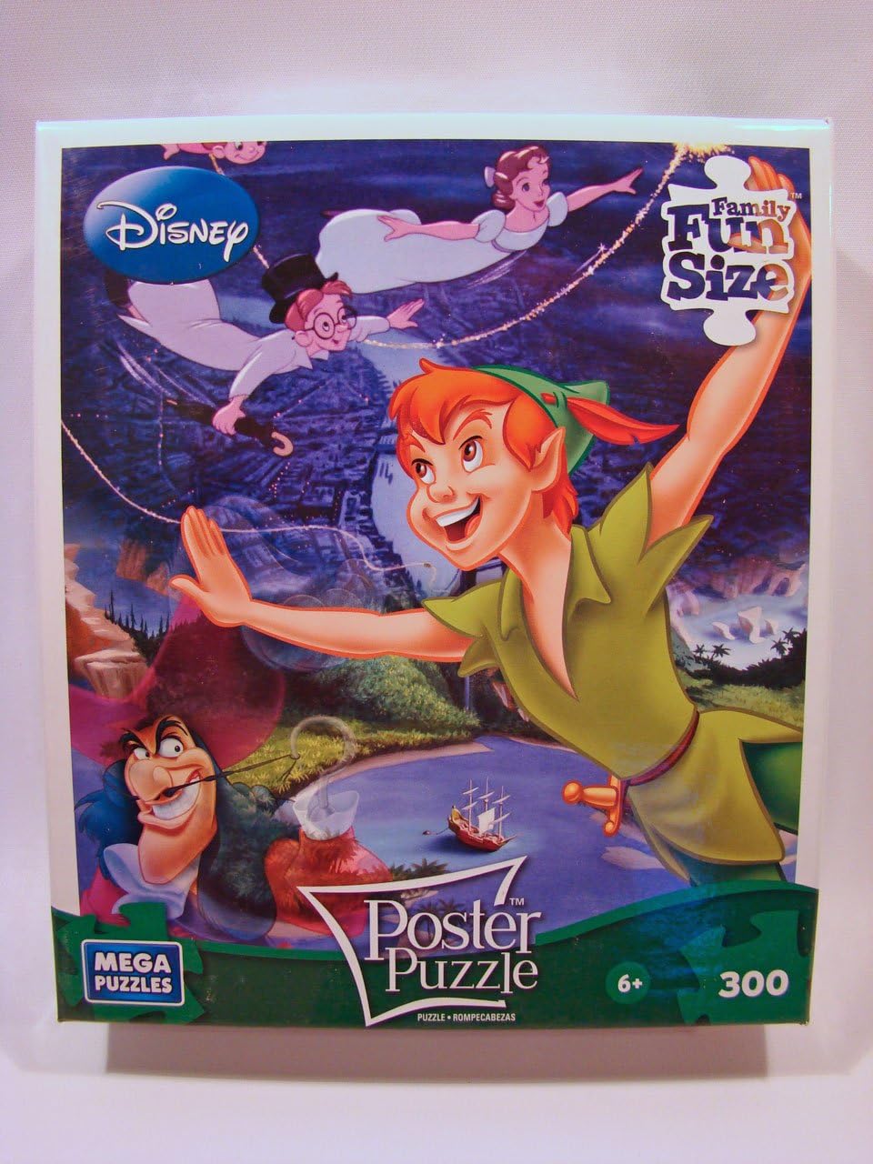 Amazon.com: Disney 300 piece Poster Puzzle - Peter Pan Puzzle : Toys ...
