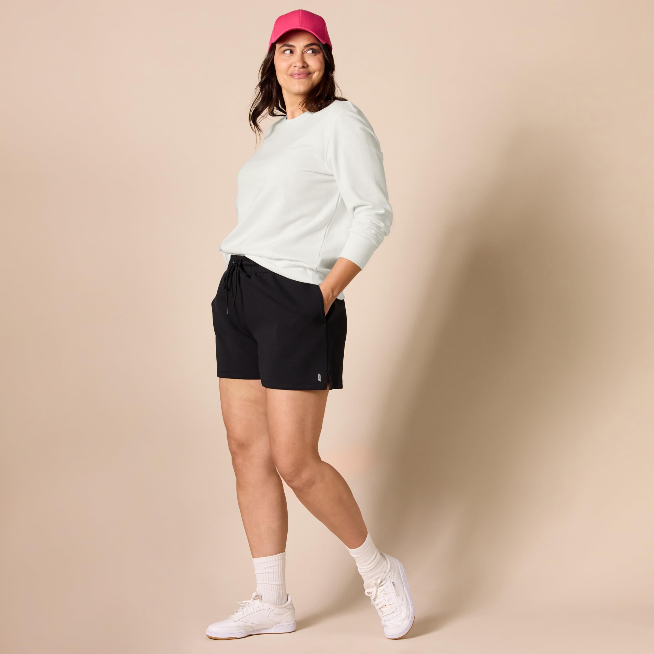 Amazon Essentials Mujer Sudadera con Cuello Redondo de Forro Polar (Disponible en Tallas Grandes) — view 179