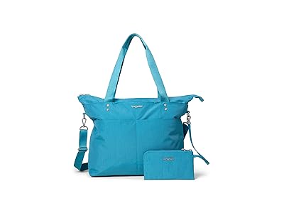 Baggallini Carryall Laptop Tote Tote Handbags Seaside Blue, Nylon