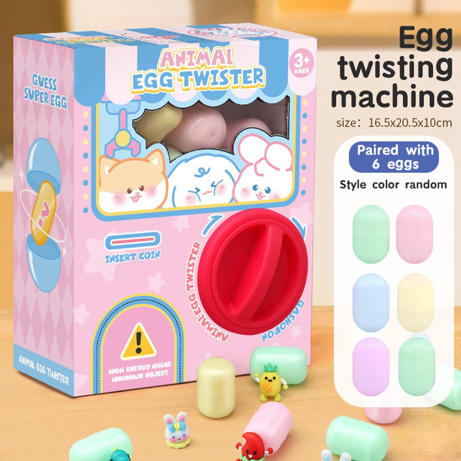 Mini Distributore Automatico Gashapon 20x16,5 Cm, Macchina Giocattolo Per Sorprese Con Caramelle E Snack, Kit Fai Da Te Per Compleanni E Regali Per Bambini