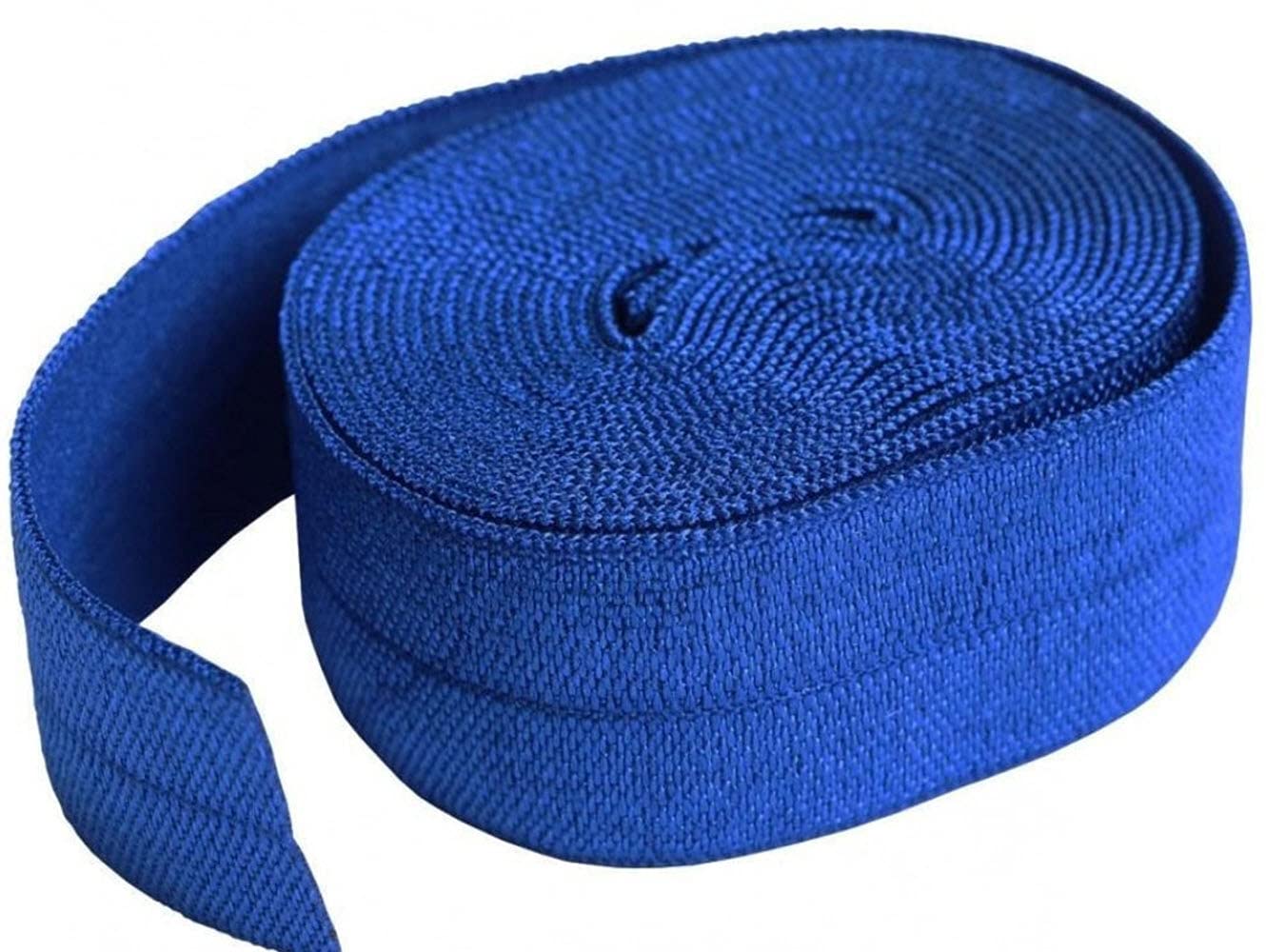 Annie 3/4" X 2Yd Fold-Over Elastic, Blastoff Blue
