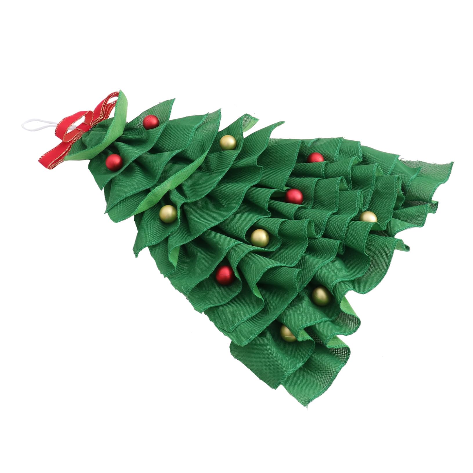 Cabilock Adornos para Árbol de Navidad Creativos Colgantes de Navidad de Tela para Decoración de Puertas de Colgante de Árboles para Hogar