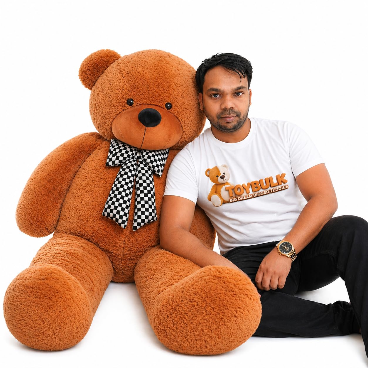 Buy ToYBULK® Giant 7 Feet Brown Teddy Bear for Girls | Big Soft