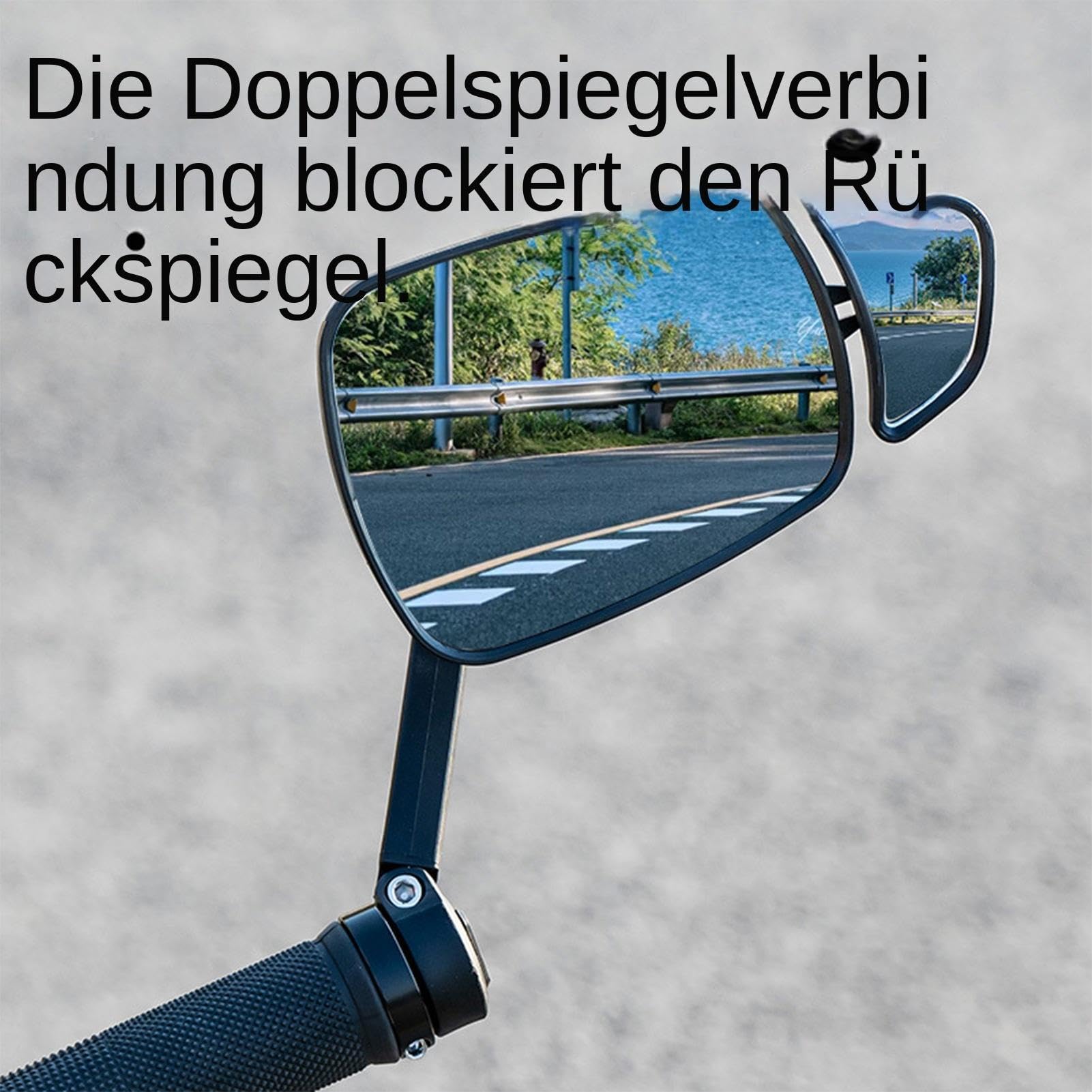 Lusterka rowerowe montowane na kierownicę Obracany wsteczny widok na